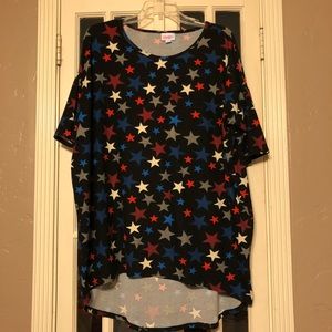 LuLaRoe Americana Irma. Size L. Leggings material!